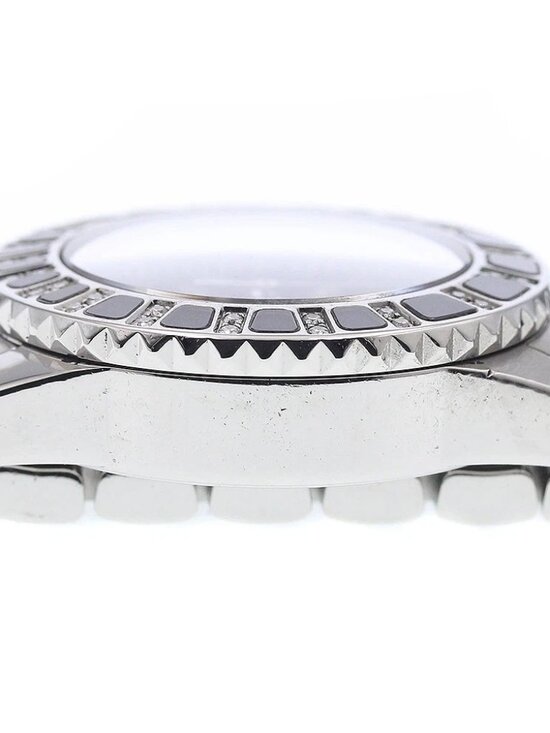Dior crystal CD112116 Diamond Bezel black Dial Quartz Ladies Watch_ main image 4